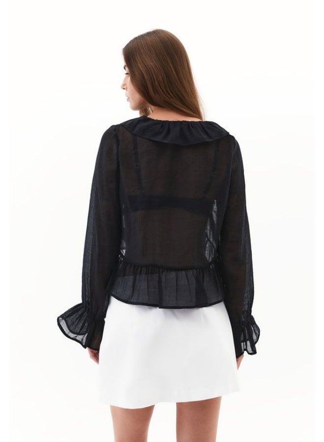 OXXO Ruffled Blouse - Image 2